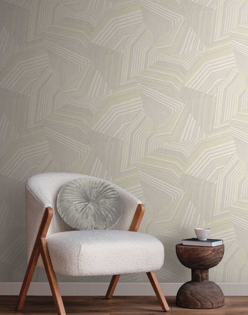 media image for Dotted Maze Wallpaper in Taupe 281