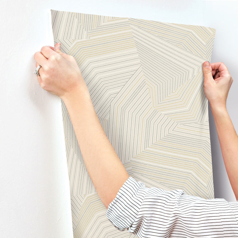 media image for Dotted Maze Wallpaper in Taupe 24