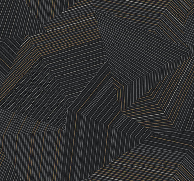 product image for Dotted Maze Wallpaper in Black 3