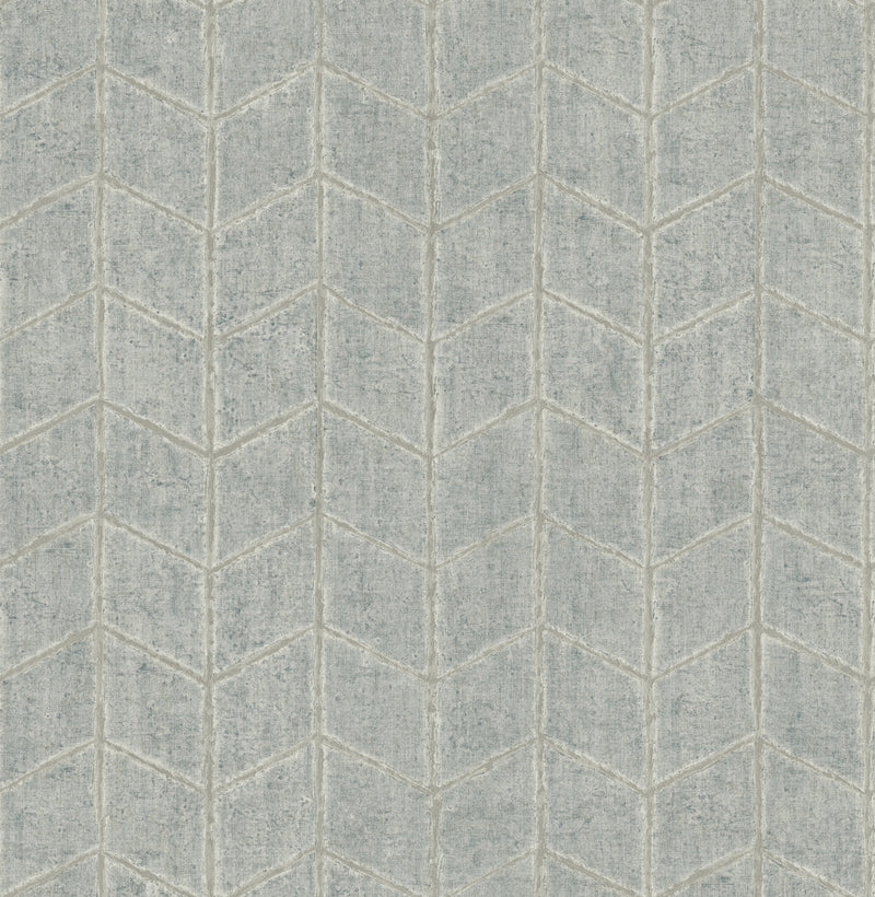 media image for Flatiron Geometric Wallpaper in Grey Sky 299