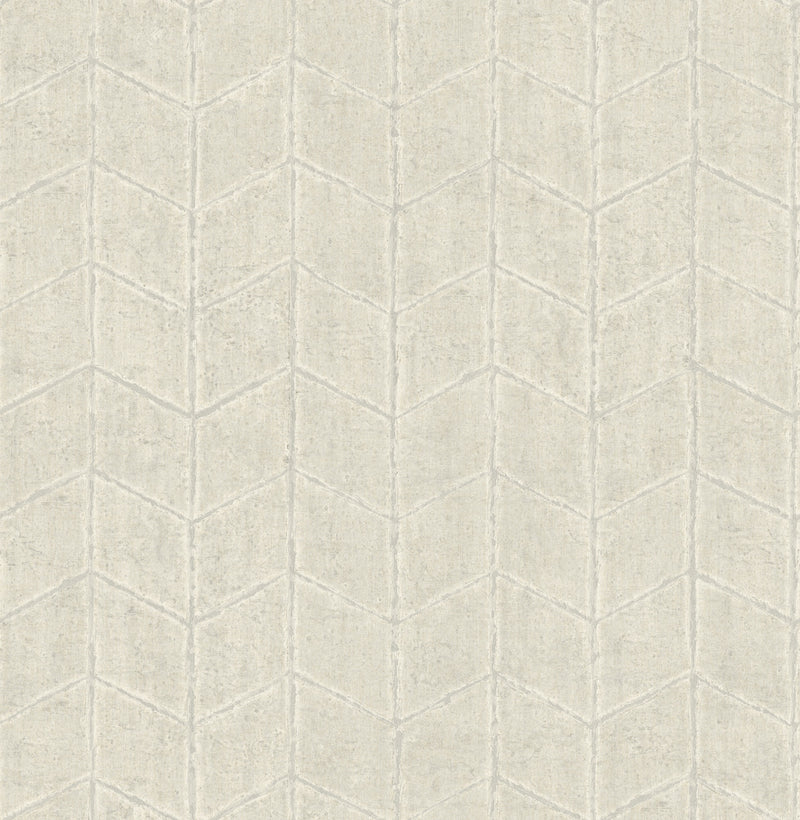 media image for Flatiron Geometric Wallpaper in Pearl Grey 271