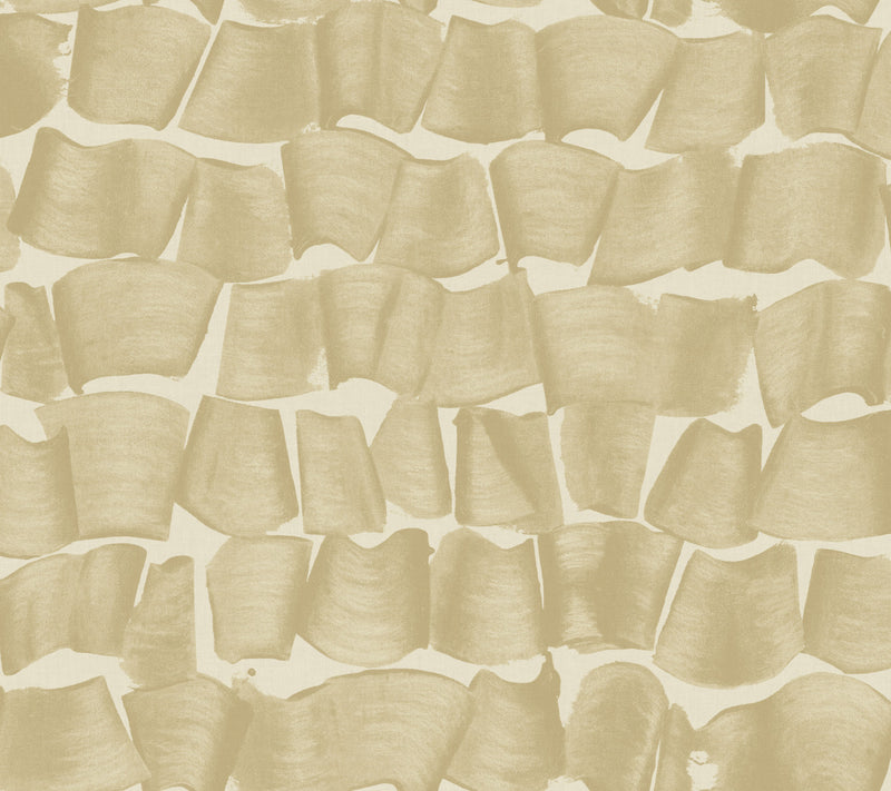 media image for Brushed Ink Wallpaper in Gold 223