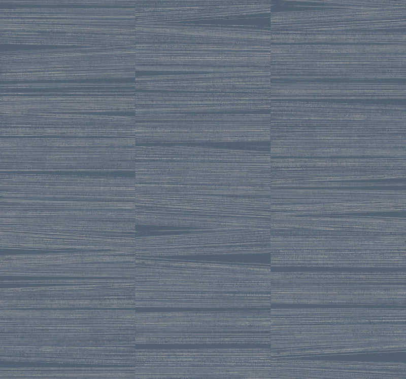 media image for Line Stripe Wallpaper in Indigo 283