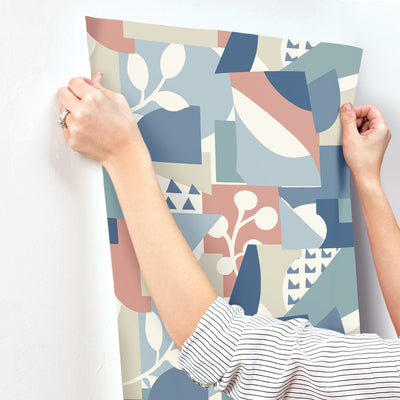 product image for Cut Outs Wallpaper in Blue 12