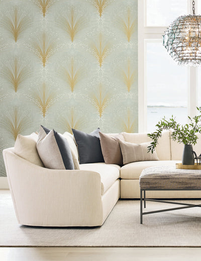 product image for Papyrus Plume Wallpaper in Sage 39