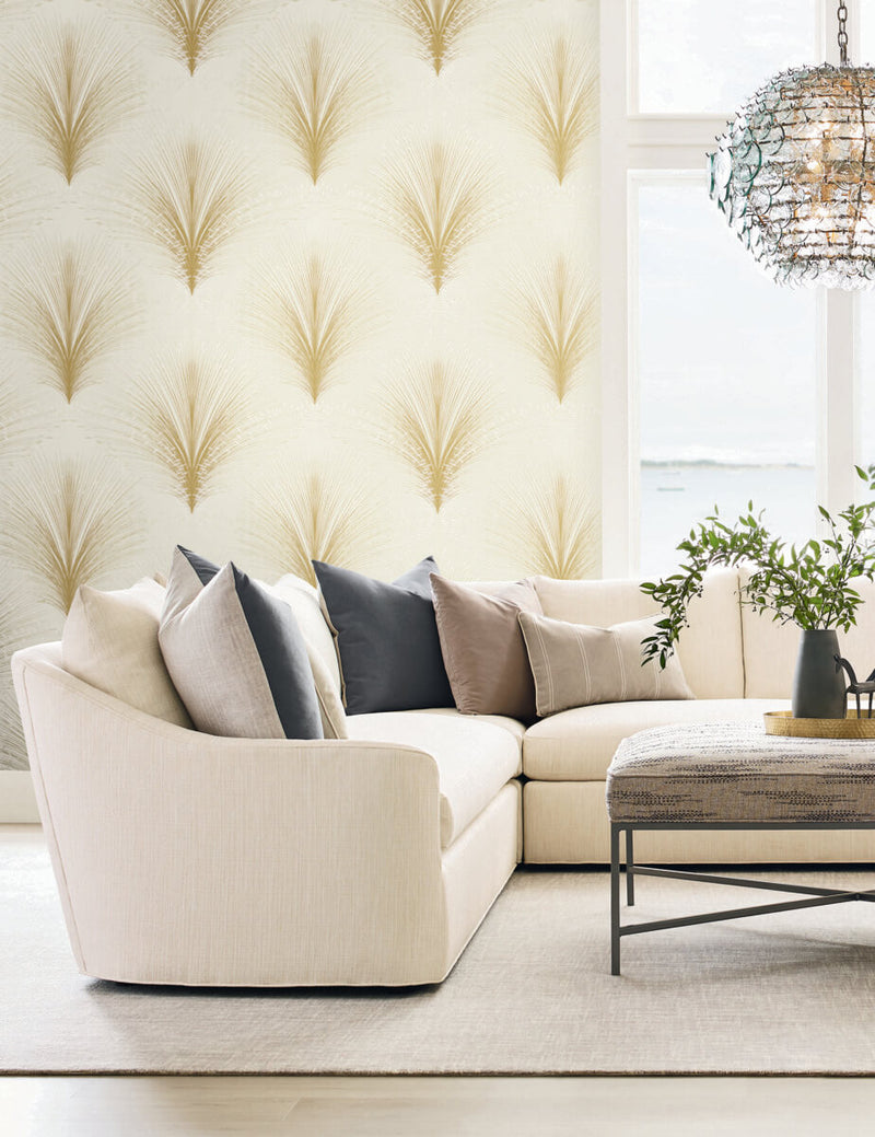 media image for Papyrus Plume Wallpaper in Ivory 284