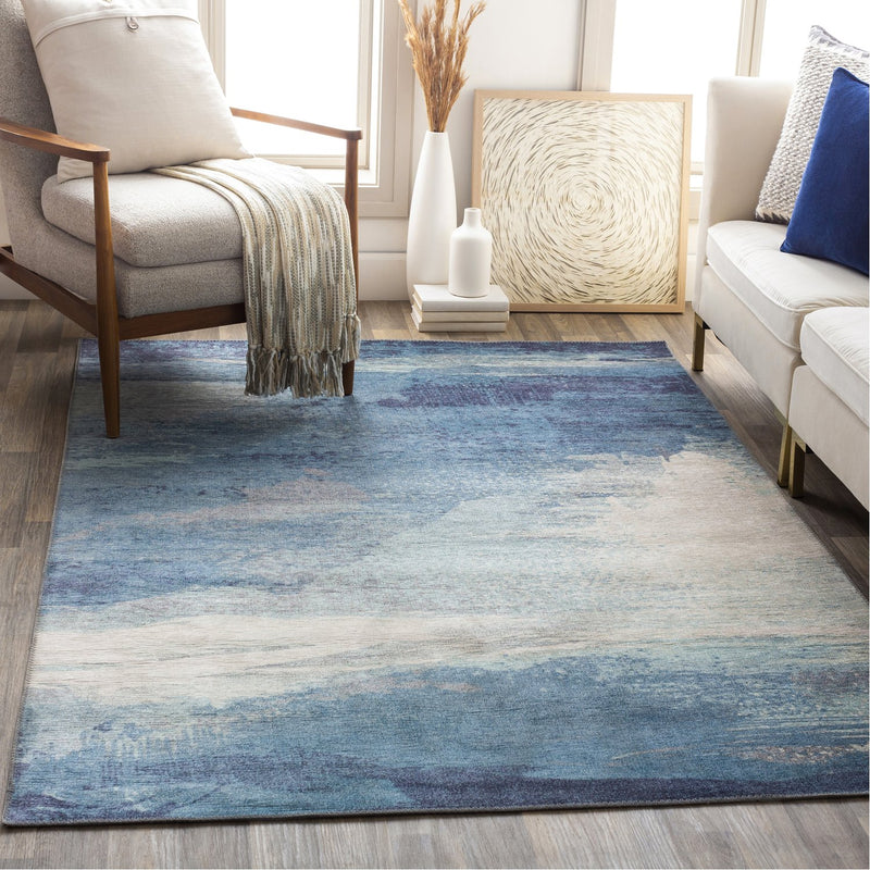 media image for Olivia OLV-2300 Rug in Bright Blue & Cream by Surya 288