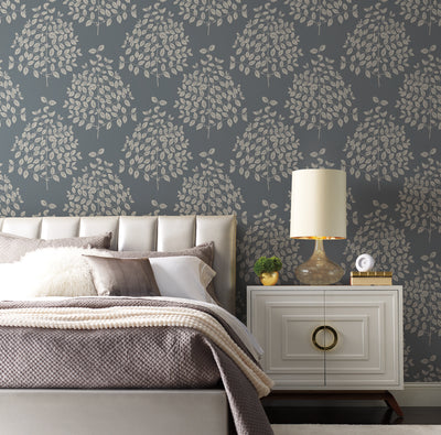 product image for Tender Wallpaper in Dark Grey by Candice Olson for York Wallcoverings 24