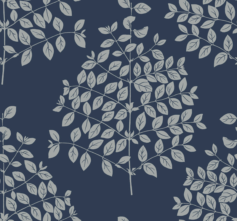 media image for Tender Wallpaper in Navy/Silver by Candice Olson for York Wallcoverings 277