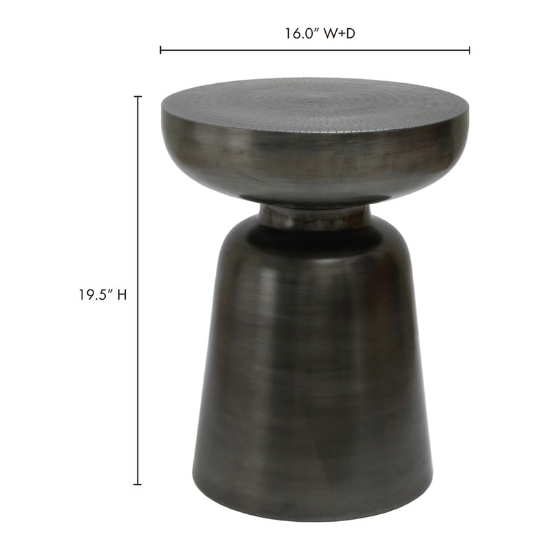 media image for Arthur Accent Table Antique Zinc 13 294