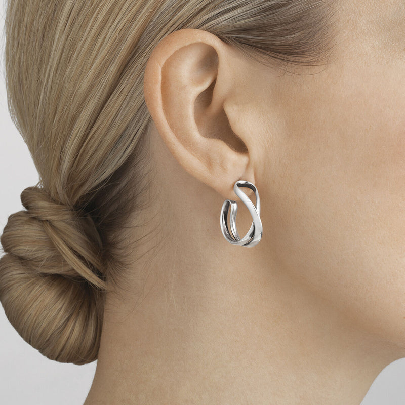 media image for Infintiy Silver Earrings in Various Styles by Georg Jensen 294