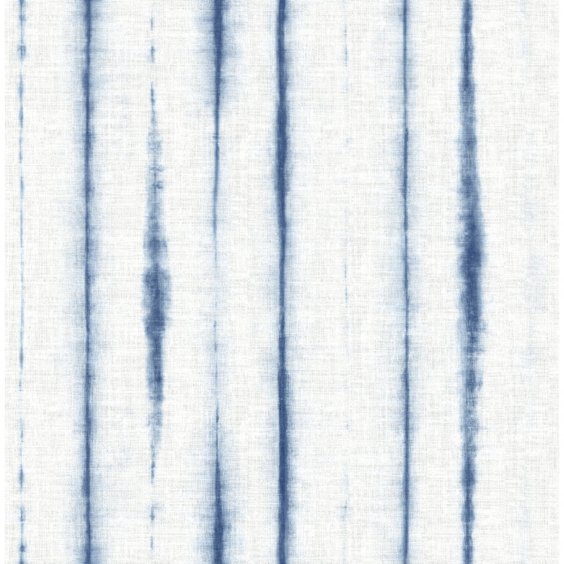 media image for sample orleans shibori faux linen wallpaper in blue from the pacifica collection by brewster home fashions 1 229