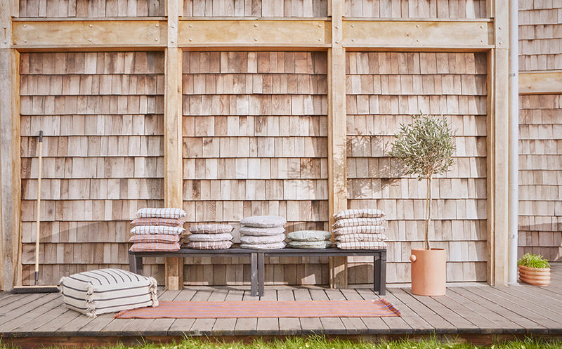 media image for Outdoor Kyoto Cushion Square - Pale Blue 244