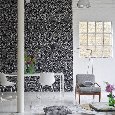 product image for Fioravanti Noir Wallpaper from the Minakari Collection by Designers Guild 43