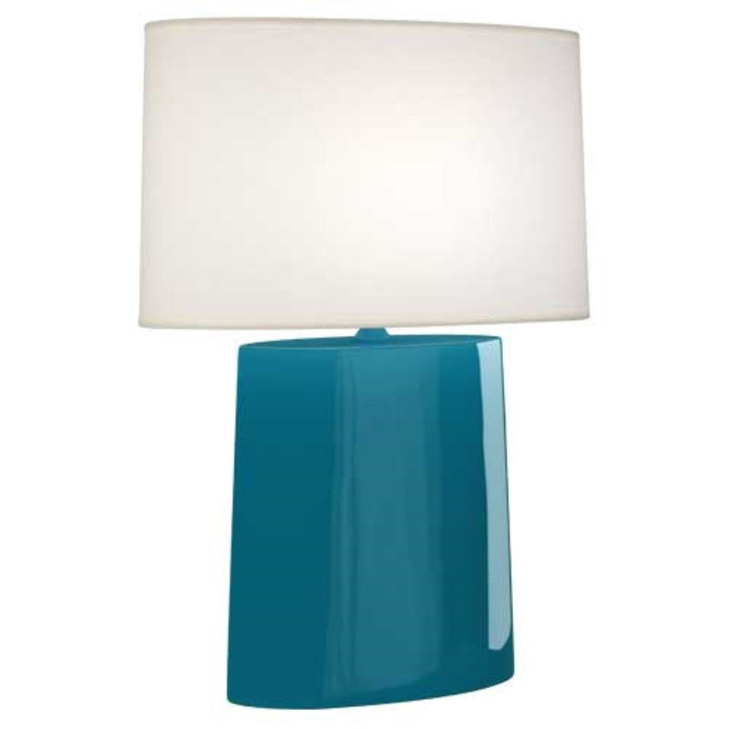 media image for peacock victor table lamp by robert abbey ra pc03 1 259