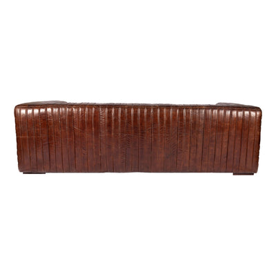 product image for Castle Sofa Cappuccino Brown Leather 5 98