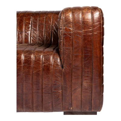 product image for Castle Sofa Cappuccino Brown Leather 6 81