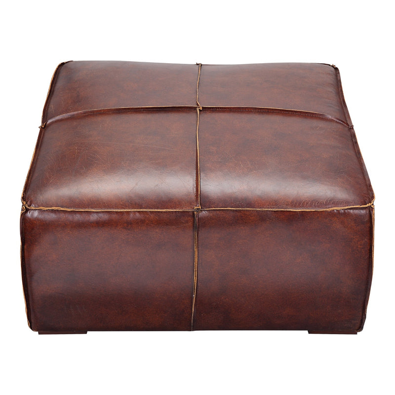 media image for Stamford Coffee Table Cappuccino Brown Leather 4 258