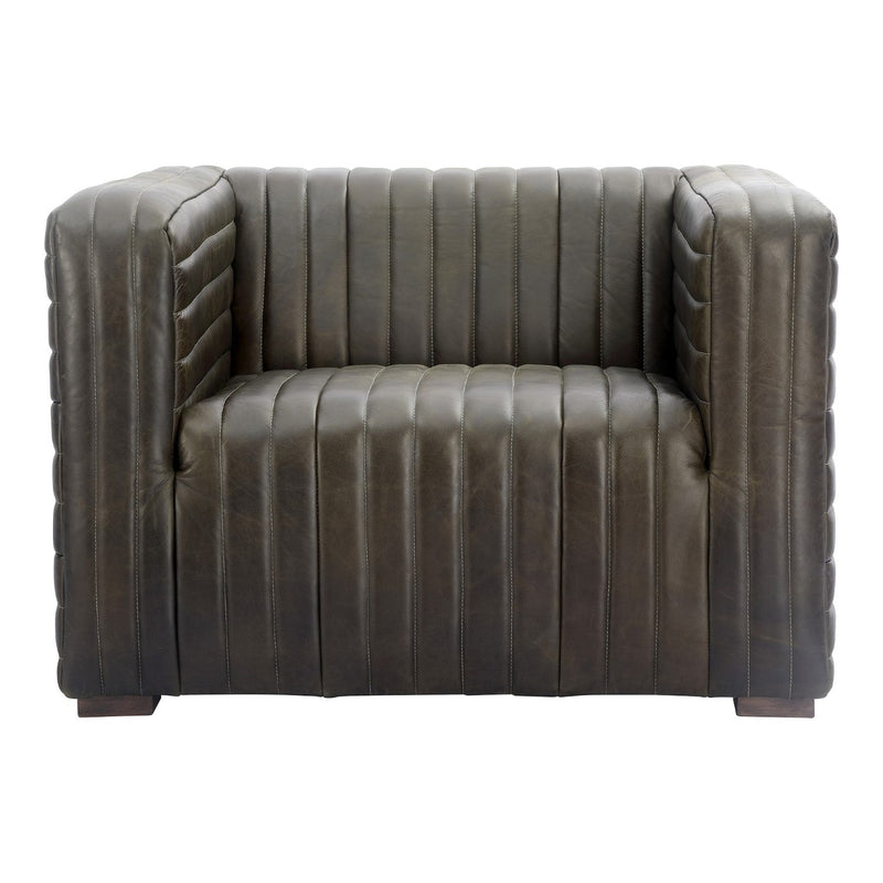 media image for castle chair charred olive leather by bd la mhc pk 1113 16 11 23