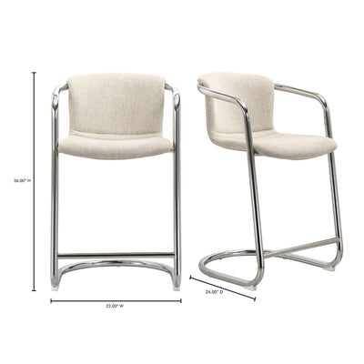 product image for Freeman Blended Cream Counter Stool - Set Of 2 11 41