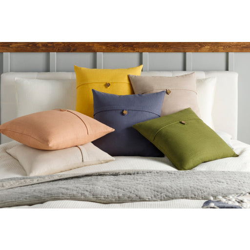 media image for Penelope Cotton Dark Green Pillow Styleshot Image 281