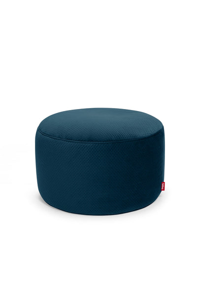 product image for Point Large Recycled Royal Velvet Pouf 55