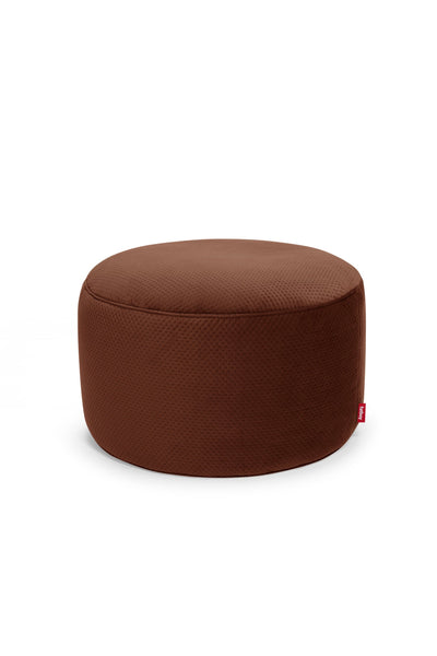 product image for Point Large Recycled Royal Velvet Pouf 78