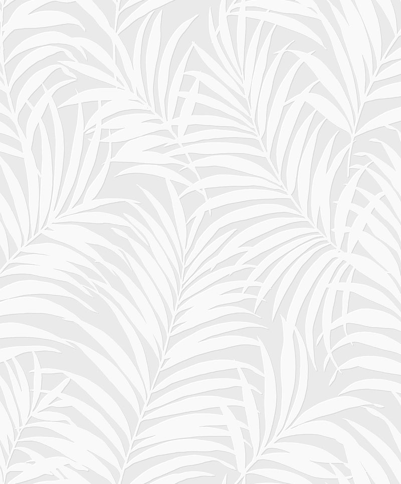 media image for Tossed Palm Paintable Peel & Stick Wallpaper in Off-White 220