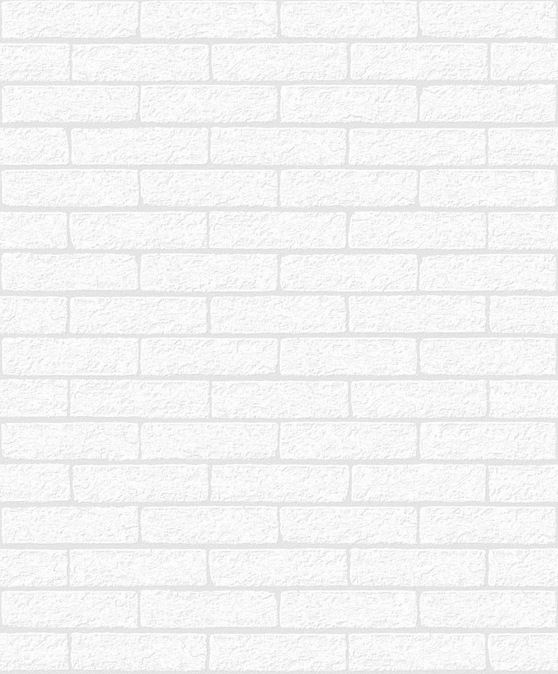 media image for Limestone Brick Paintable Peel & Stick Wallpaper in Off-White 248