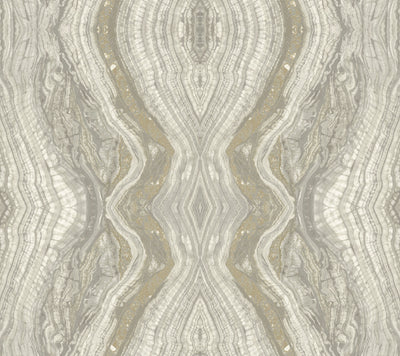 product image of Kaleidoscope Peel & Stick Wallpaper in Light Grey by York Wallcoverings 524