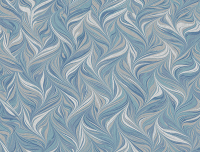 product image for Ebru Swirls Peel & Stick Wallpaper in Blue by York Wallcoverings 3