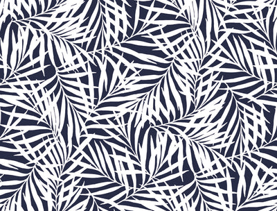 product image of Oahu Fronds Peel & Stick Wallpaper in Blue by York Wallcoverings 536