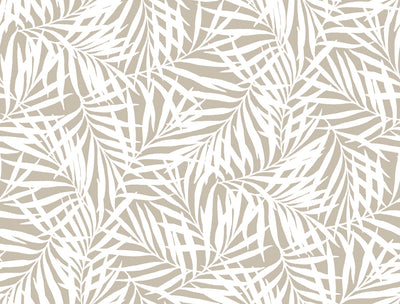 product image of Oahu Fronds Peel & Stick Wallpaper in Off White by York Wallcoverings 547