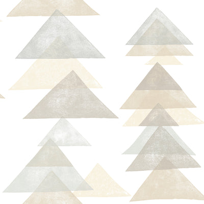 product image of Triangles Peel & Stick Wallpaper in Neutral by York Wallcoverings 532