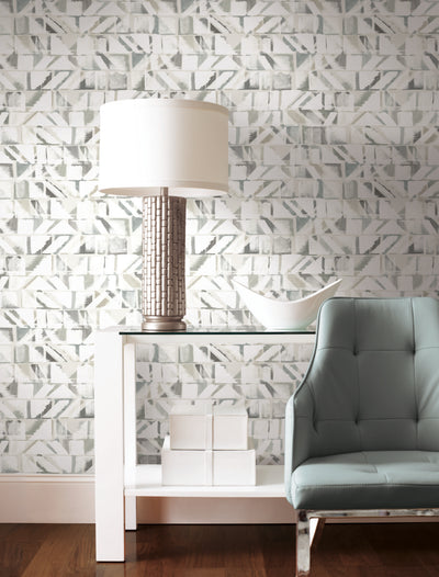 product image for Refraction Peel & Stick Wallpaper in Neutrals from the Risky Business III Collection by York Wallcoverings 96