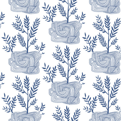 product image of Seedlings Peel & Stick Wallpaper in Blue from the Risky Business III Collection by York Wallcoverings 529