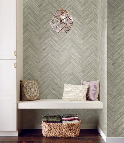 product image for Hermosa Herringbone Brown Peel & Stick Wallpaper by York Wallcoverings 19