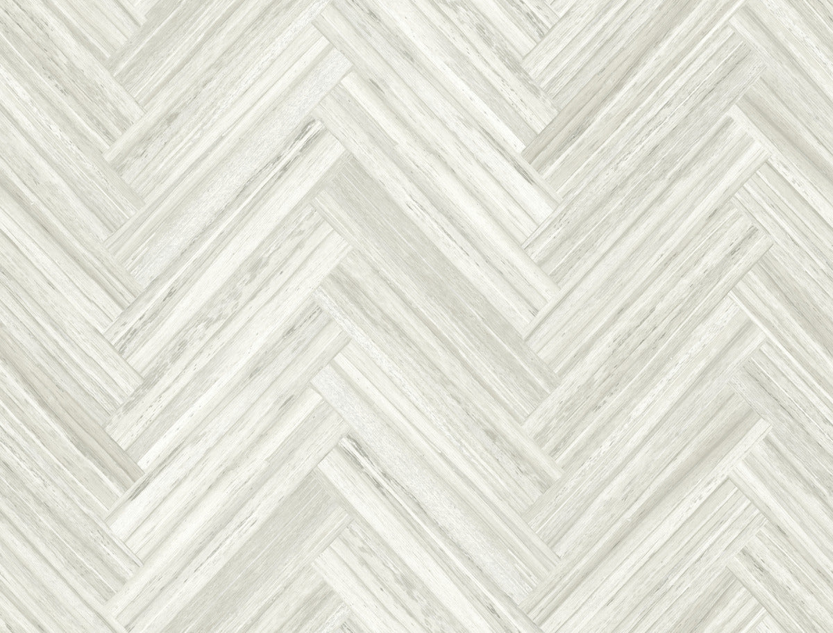 Shop Hermosa Herringbone Beige Peel & Stick Wallpaper | Burke Decor