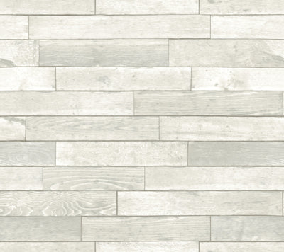 product image of Warehouse Planks White Peel & Stick Wallpaper by York Wallcoverings 531