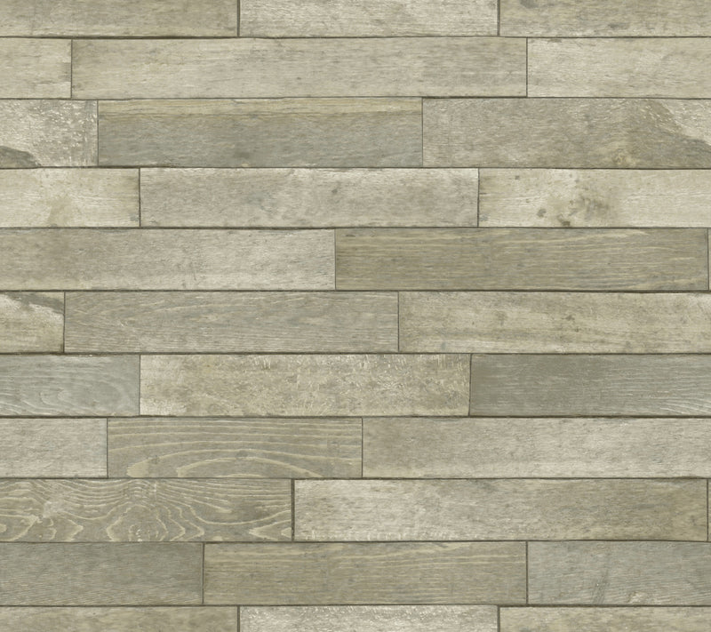 media image for Warehouse Planks Brown Peel & Stick Wallpaper by York Wallcoverings 224