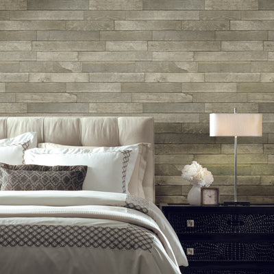 product image for Warehouse Planks Brown Peel & Stick Wallpaper by York Wallcoverings 12