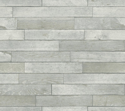 product image of Warehouse Planks Grey Peel & Stick Wallpaper by York Wallcoverings 551