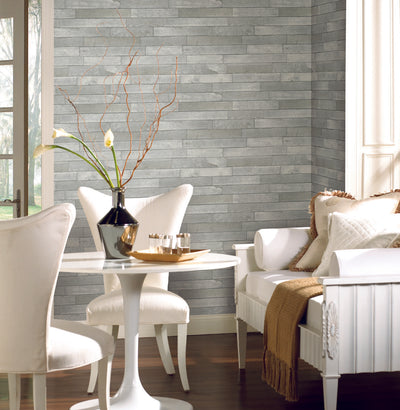 product image for Warehouse Planks Grey Peel & Stick Wallpaper by York Wallcoverings 45