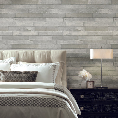 product image for Warehouse Planks Grey Peel & Stick Wallpaper by York Wallcoverings 33