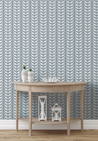 product image for Elegant Birds Blue Peel & Stick Wallpaper by York Wallcoverings 74