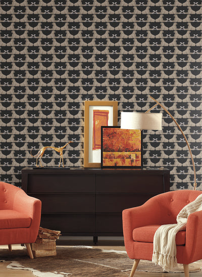 product image for Reclining Cheetahs Black Peel & Stick Wallpaper by York Wallcoverings 27