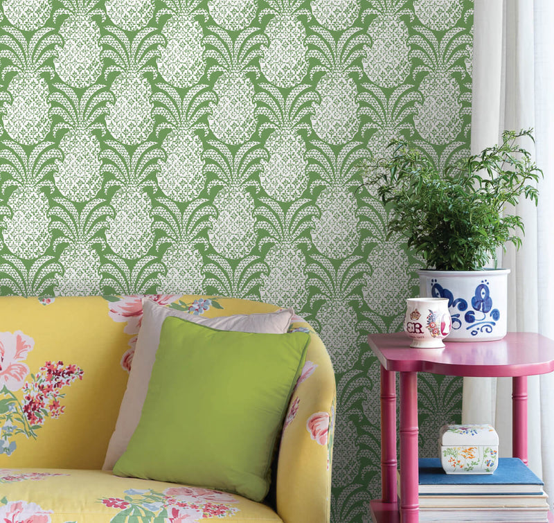 media image for Colony Club Palm Green Peel & Stick Wallpaper from Madcap Cottage Collection by York Wallcoverings 210