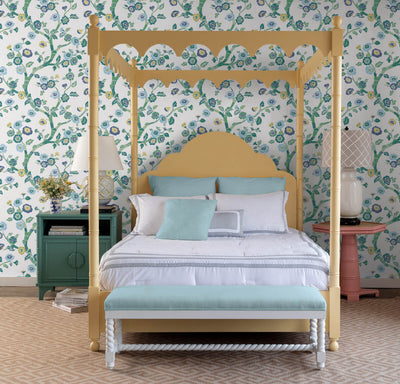 product image for Temple Garden Barbados Green Peel & Stick Wallpaper from Madcap Cottage Collection by York Wallcoverings 84