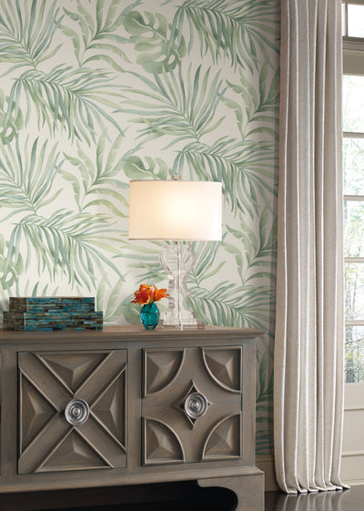 product image for Paradise Palm Aloe Peel & Stick Wallpaper by Candice Olson 3