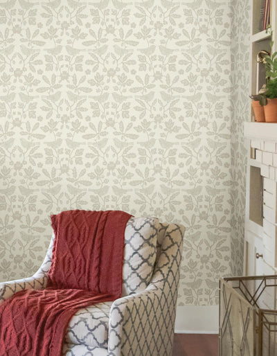 product image for Sparrow & Oak Peel & Stick Wallpaper in Wicker 61